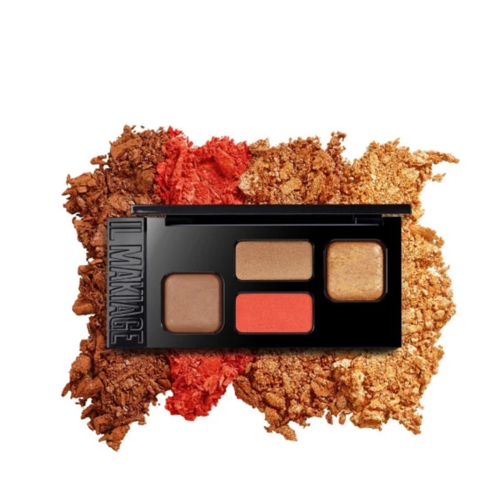 IL MAKIAGE High Point Bronzer Blush & Highlight Palette Dark NEW in Box